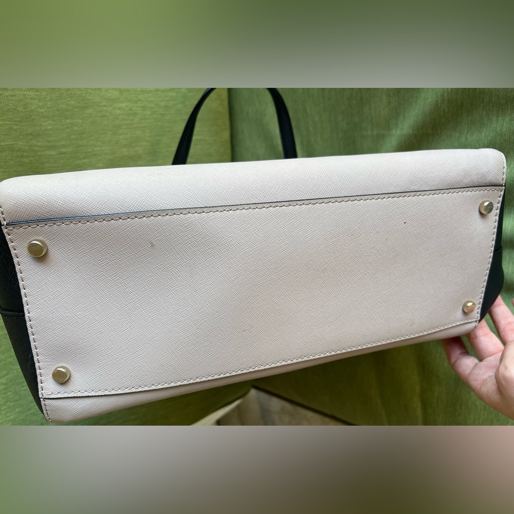 Kate Spade Large Tote Cream/Black - Picture 7 of 11